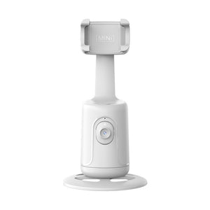 AI-Powered 360° Auto Face Tracking Phone Holder – Gesture Control, Tripod-Compatible, No App Needed, Smart Stabilizer for TikTok, Vlogs, and Live Streaming - Tech Mart