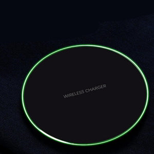 Fast Wireless Charger Pad for iPhone & Samsung – Slim Qi Charging Base with Copper Coil & USB Cable - Tech Mart