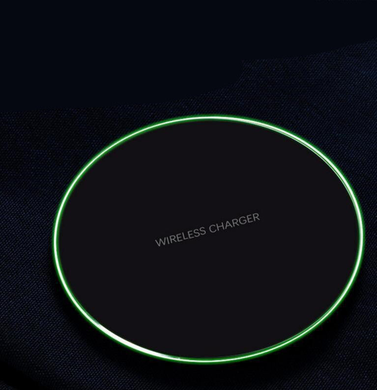 Fast Wireless Charger Pad for iPhone & Samsung – Slim Qi Charging Base with Copper Coil & USB Cable - Tech Mart