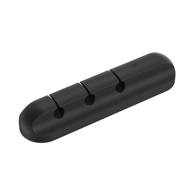 Silicone USB Cable Winder – Desktop Cable Organizer & Management Clips for Headphones, Chargers, and Office Wires - Tech Mart