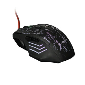 Wired Computer Gaming Mouse – Ultra-Thin Transparent RGB Design with 1200 DPI Precision for Office and Gaming - Tech Mart