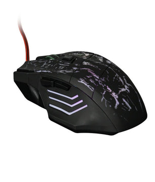 Wired Computer Gaming Mouse – Ultra-Thin Transparent RGB Design with 1200 DPI Precision for Office and Gaming - Tech Mart