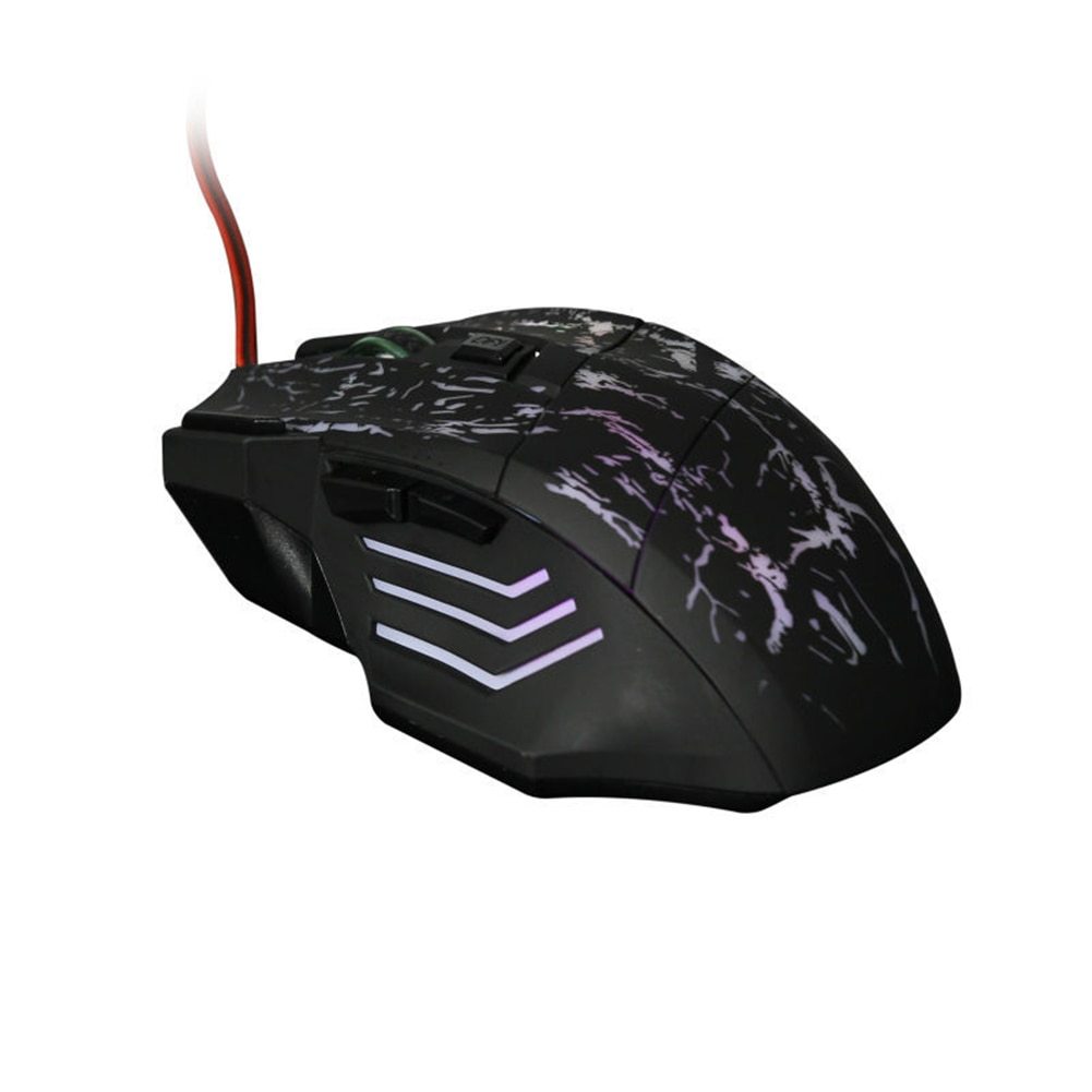Wired Computer Gaming Mouse – Ultra-Thin Transparent RGB Design with 1200 DPI Precision for Office and Gaming - Tech Mart