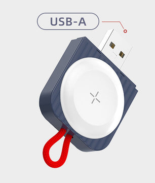 USB Wireless Charger Portable Watch Fast Charging Pad – Compact, Travel-Friendly Charging Solution for Smartwatches - Tech Mart