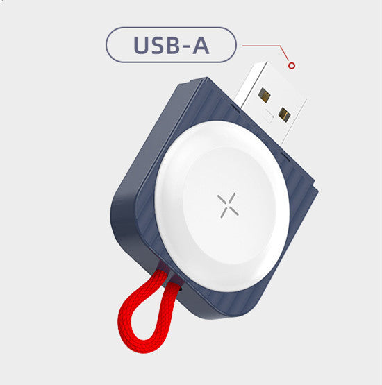 USB Wireless Charger Portable Watch Fast Charging Pad – Compact, Travel-Friendly Charging Solution for Smartwatches - Tech Mart