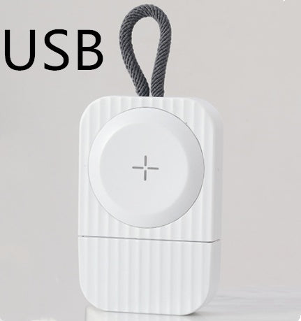 USB Wireless Charger Portable Watch Fast Charging Pad – Compact, Travel-Friendly Charging Solution for Smartwatches - Tech Mart