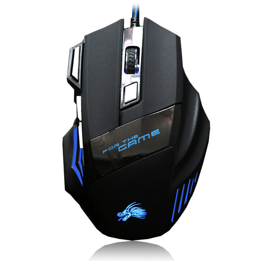 7-button Colorful Glowing USB Gaming Mouse - Tech Mart