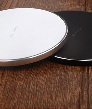 Fast Wireless Charger Pad for iPhone & Samsung – Slim Qi Charging Base with Copper Coil & USB Cable - Tech Mart