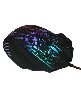 Wired Computer Gaming Mouse – Ultra-Thin Transparent RGB Design with 1200 DPI Precision for Office and Gaming - Tech Mart