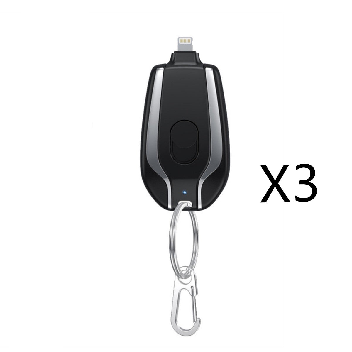 1500mAh Mini Power Emergency Pod Keychain Charger With Type-C – Ultra-Compact Fast Charging Backup Battery Pack for Phones & Bluetooth Devices - Tech Mart