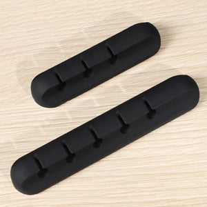 Silicone USB Cable Winder – Desktop Cable Organizer & Management Clips for Headphones, Chargers, and Office Wires - Tech Mart