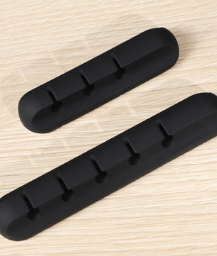 Silicone USB Cable Winder – Desktop Cable Organizer & Management Clips for Headphones, Chargers, and Office Wires - Tech Mart