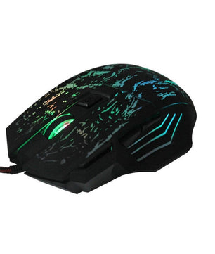 Wired Computer Gaming Mouse – Ultra-Thin Transparent RGB Design with 1200 DPI Precision for Office and Gaming - Tech Mart