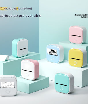 Phomemo T02 Series Mini Pocket Thermal Printer – Bluetooth Inkless Portable Sticker Label Printer for Notes, Study, Journaling & Crafts – Compatible with iOS & Android - Tech Mart