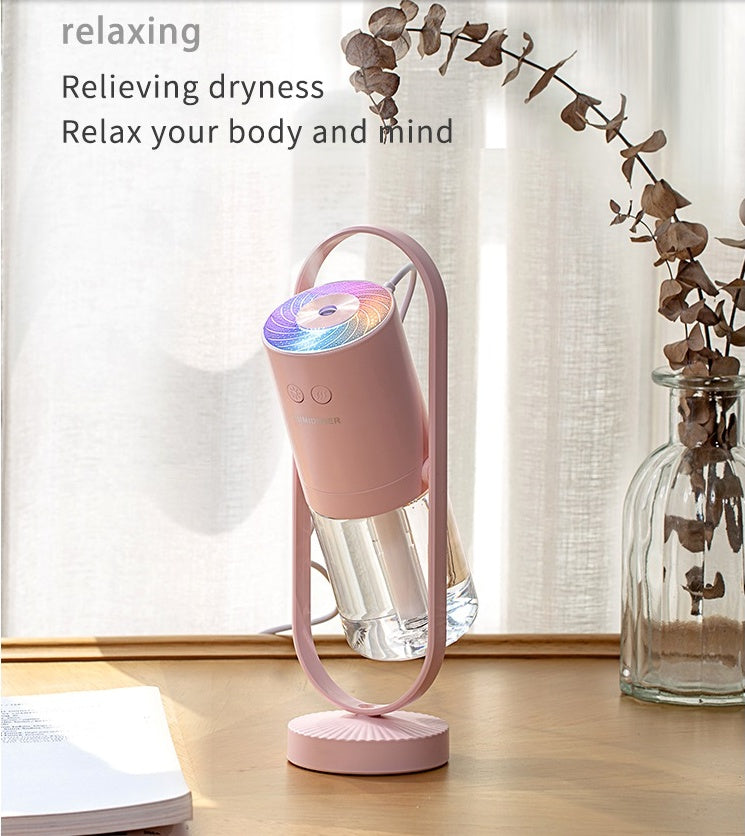 Magic Shadow USB Air Humidifier with Projection Night Light – Ultrasonic Mist Maker & Mini Air Purifier for Home, Office, Car & Bedroom - Tech Mart