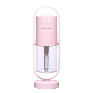 Magic Shadow USB Air Humidifier with Projection Night Light – Ultrasonic Mist Maker & Mini Air Purifier for Home, Office, Car & Bedroom - Tech Mart