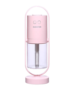 Magic Shadow USB Air Humidifier with Projection Night Light – Ultrasonic Mist Maker & Mini Air Purifier for Home, Office, Car & Bedroom - Tech Mart