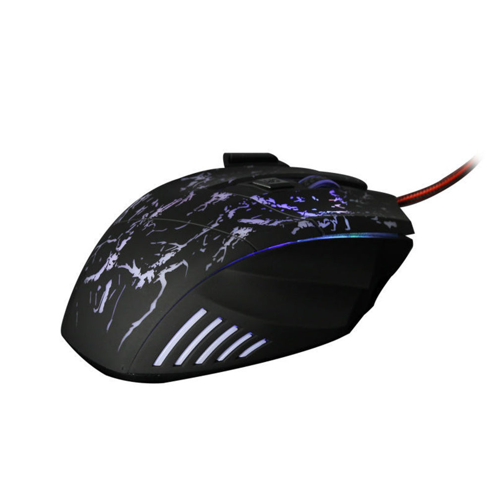 Wired Computer Gaming Mouse – Ultra-Thin Transparent RGB Design with 1200 DPI Precision for Office and Gaming - Tech Mart