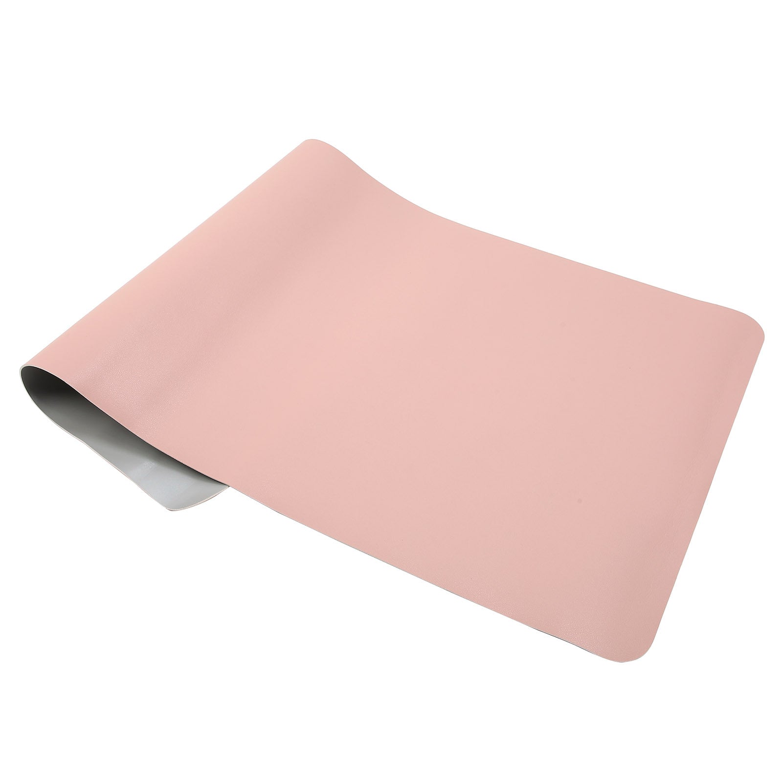 DoubleSided Pink Desk Mat Waterproof Leather Writing Desk Mouse Pad - Tech Mart