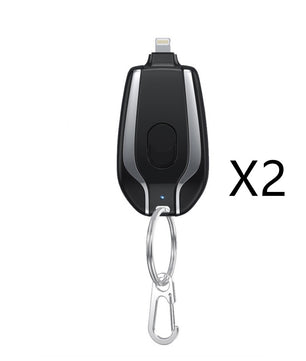 1500mAh Mini Power Emergency Pod Keychain Charger With Type-C – Ultra-Compact Fast Charging Backup Battery Pack for Phones & Bluetooth Devices - Tech Mart