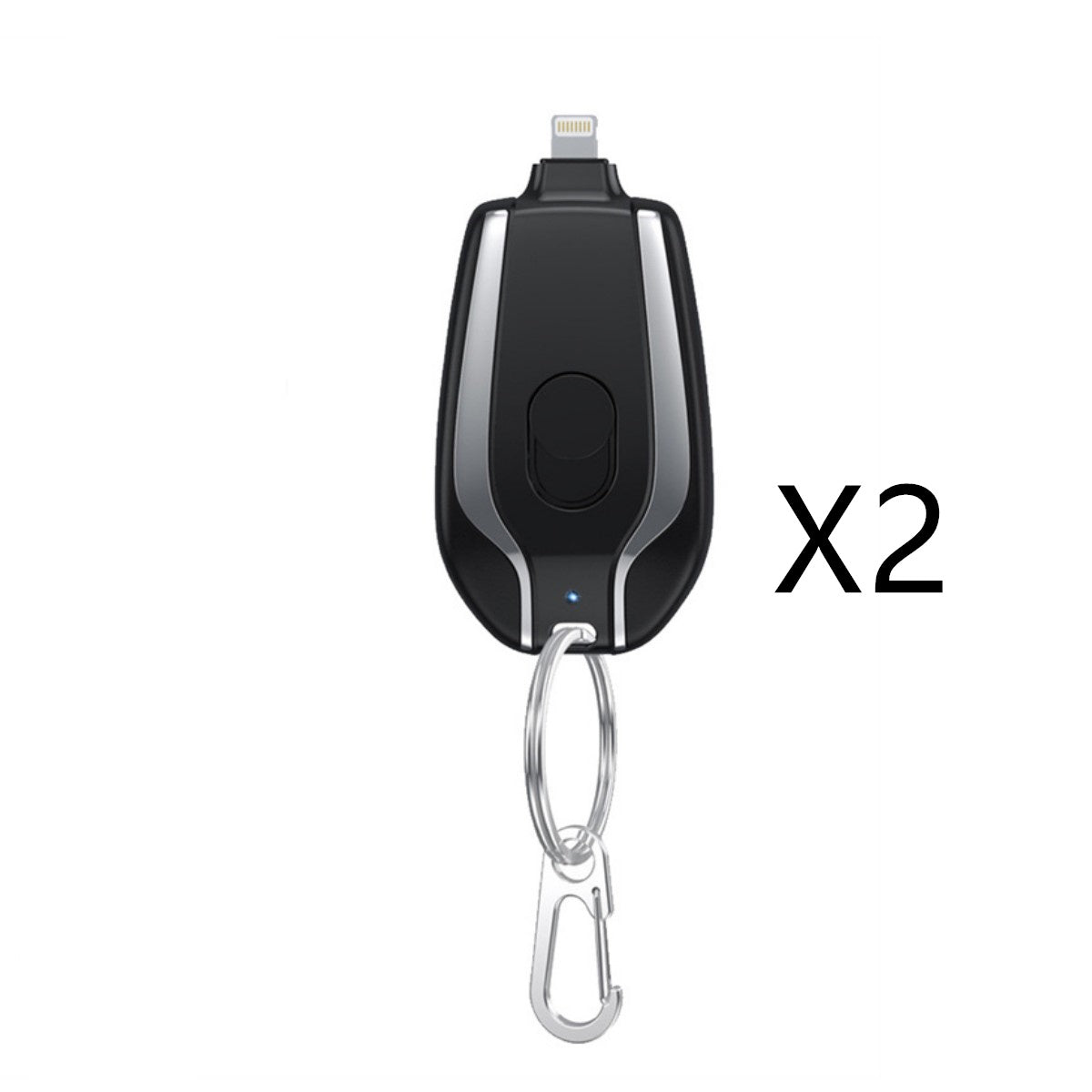 1500mAh Mini Power Emergency Pod Keychain Charger With Type-C – Ultra-Compact Fast Charging Backup Battery Pack for Phones & Bluetooth Devices - Tech Mart