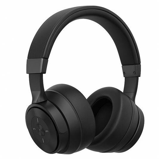 Picun P28X Wireless Bluetooth 5.3 Over-Ear Headphones with Dual Drive Bass, 35H Playtime, and Noise Reduction Technology - Tech Mart