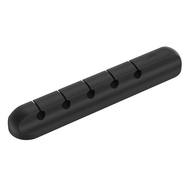 Silicone USB Cable Winder – Desktop Cable Organizer & Management Clips for Headphones, Chargers, and Office Wires - Tech Mart