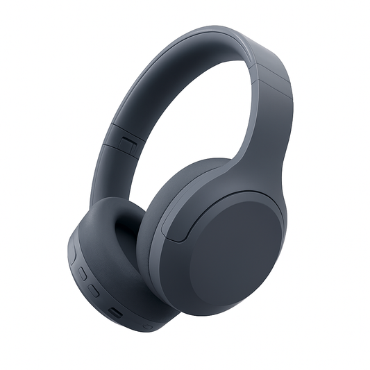Picun F1 ANC Wireless Bluetooth 5.4 Hi-Fi Headphones with 43dB Adaptive Noise Cancelling, 80-Hour Battery, 40mm Drivers, and App Customization - Tech Mart