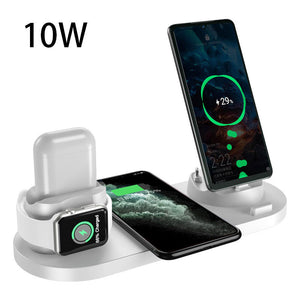 Wireless Charging Stand with USB Interface and Lithium Battery Fast 5V 2000mA Power - Tech Mart