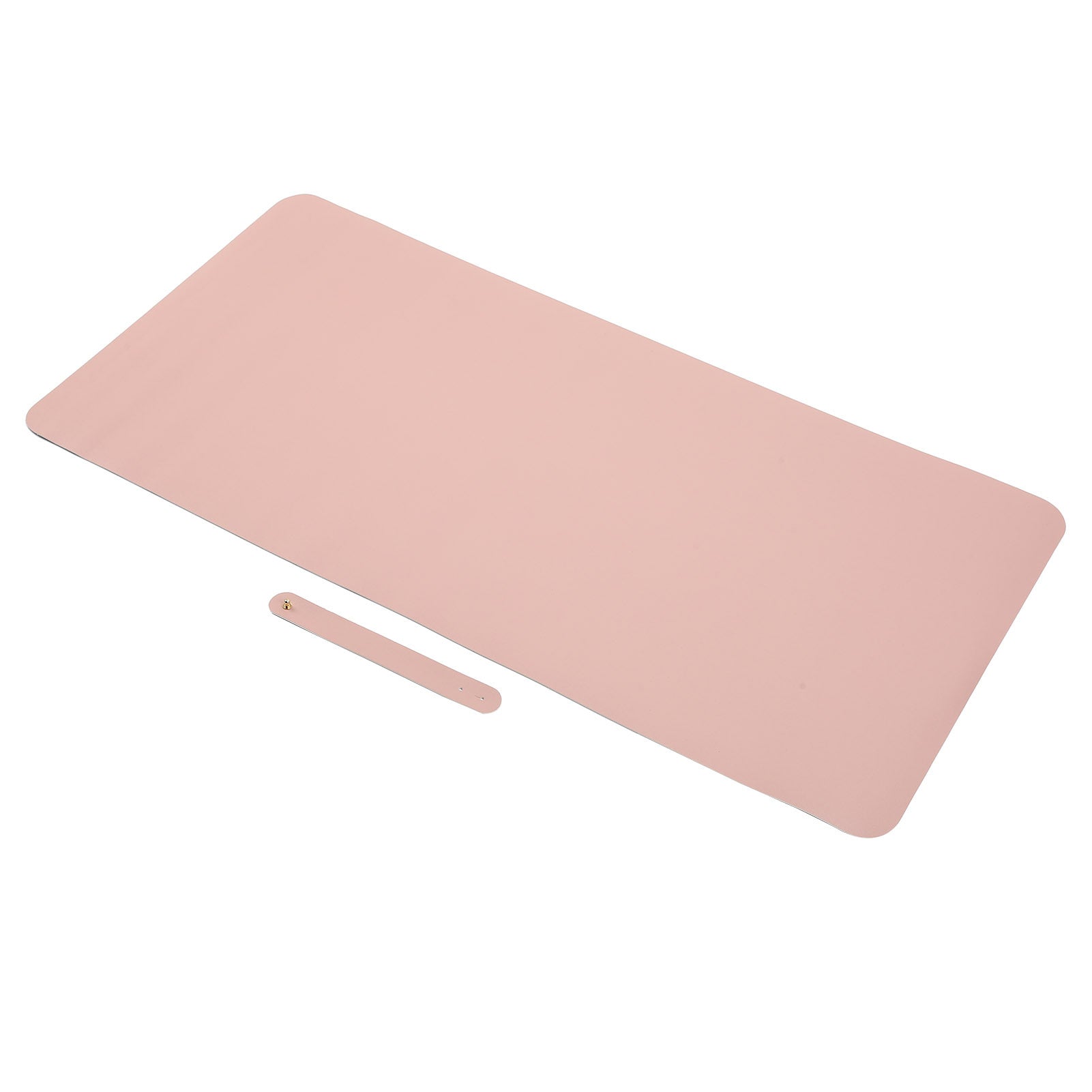 DoubleSided Pink Desk Mat Waterproof Leather Writing Desk Mouse Pad - Tech Mart