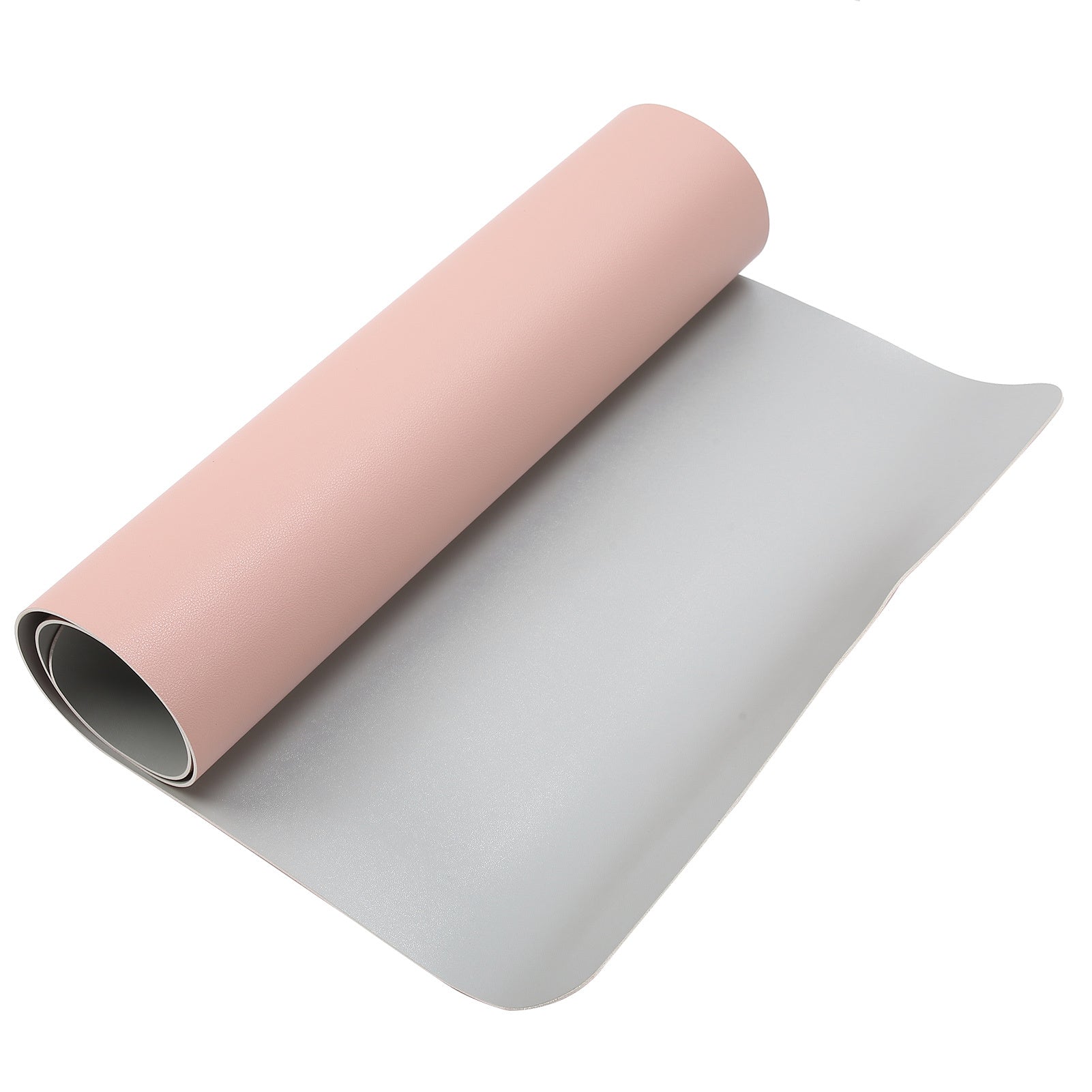 DoubleSided Pink Desk Mat Waterproof Leather Writing Desk Mouse Pad - Tech Mart