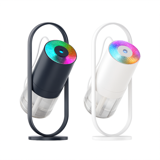 Magic Shadow USB Air Humidifier with Projection Night Light – Ultrasonic Mist Maker & Mini Air Purifier for Home, Office, Car & Bedroom - Tech Mart