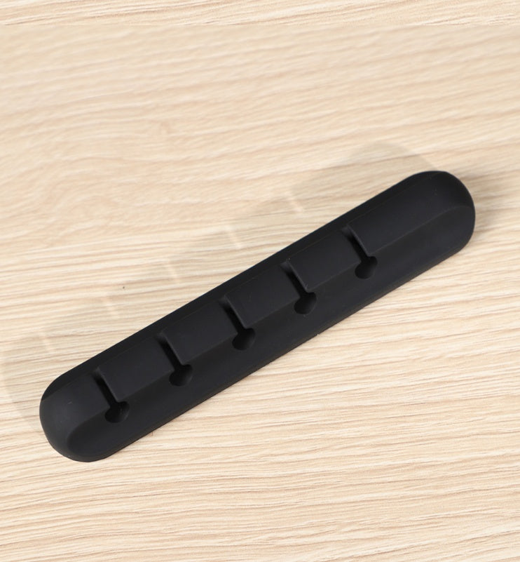 Silicone USB Cable Winder – Desktop Cable Organizer & Management Clips for Headphones, Chargers, and Office Wires - Tech Mart