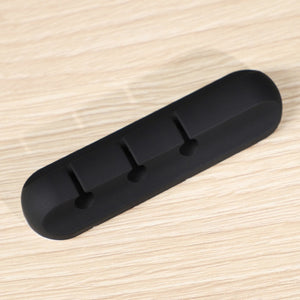 Silicone USB Cable Winder – Desktop Cable Organizer & Management Clips for Headphones, Chargers, and Office Wires - Tech Mart