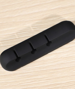 Silicone USB Cable Winder – Desktop Cable Organizer & Management Clips for Headphones, Chargers, and Office Wires - Tech Mart