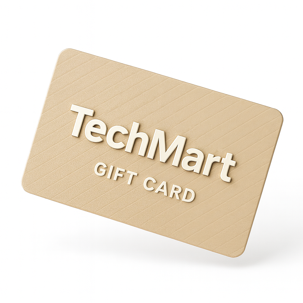 Techmart Digital E-Gift Card – Flexible Amounts, Fast Delivery, No Expiry