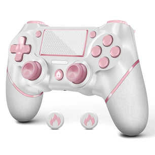 AceGamer Pink Wireless Controller Compatible with PS4/Slim/Pro/PC - Tech Mart