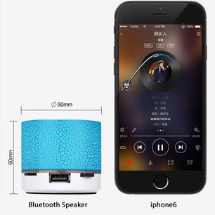 Bluetooth Mini Speaker Wireless Speaker Colorful LED Portable Speaker - Tech Mart