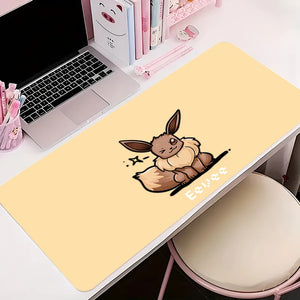 Mouse Pad Deskmat Laptop P-pokemon Eevee Office Mousepad - Tech Mart