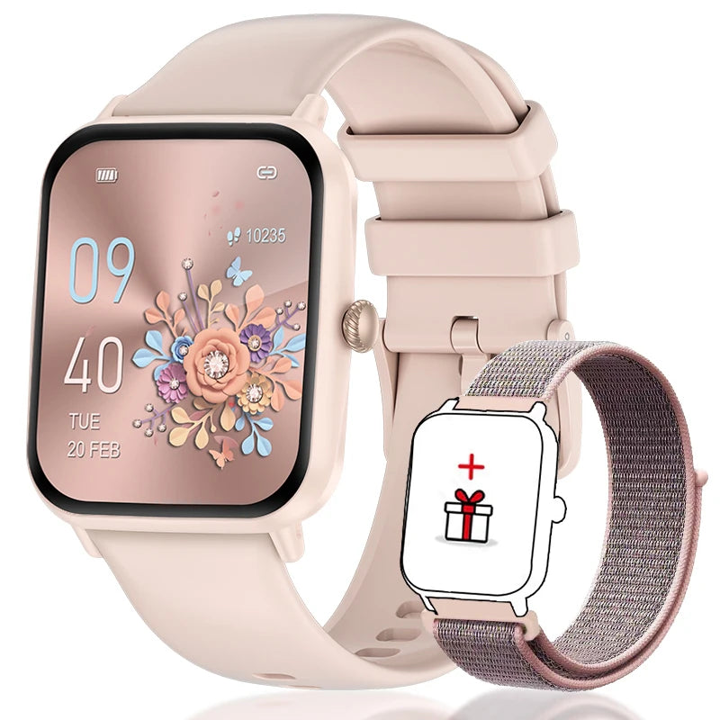 LIGE Fashion 1.83”HD Women Smart Watch Sports Fitness Watch Health Monitoring Digital Men Waterproof Smartwatch Ladies Bracelet - Tech Mart