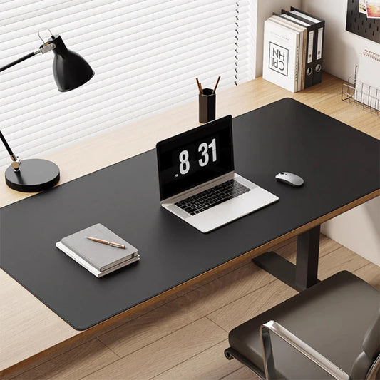 Simple Mouse Pad Large Size Office Desk Protector Mat PU Leather Mouse Pad - Tech Mart