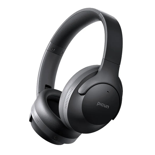 Picun ANC-05MAX Bluetooth Headphones – Deep 48dB ANC, 100H Battery, Hi-Res Audio, Foldable with App Control - Tech Mart