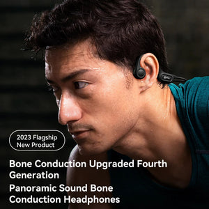 Picun T1 Bluetooth Bone Conduction Wireless Headphones – IPX7 Waterproof Sport Earhook Headset with 3D Panoramic Sound and Noise Cancelling Mic - Tech Mart