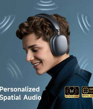 Picun F8S ANC Wireless Headphones with 3D Spatial Audio, Head Tracking & -54dB Hybrid Noise Cancellation – HiFi Bluetooth 6.0 Over-Ear Headset with ENC Mic, APP Control & 140-Hour Battery - Tech Mart