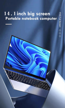 2025 Portable Laptop Windows 11 Laptop Computer PC 14.1Inch 1920*1080 Intel Celeron N5095 - Tech Mart