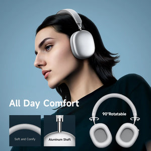 Picun F8S ANC Wireless Headphones with 3D Spatial Audio, Head Tracking & -54dB Hybrid Noise Cancellation – HiFi Bluetooth 6.0 Over-Ear Headset with ENC Mic, APP Control & 140-Hour Battery - Tech Mart