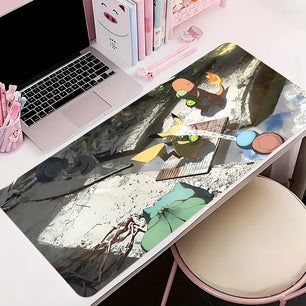 Large Mouse Pads Cute Mousepads P-pokemon Bulbasaur Kawaii Table Mat XXL - Tech Mart