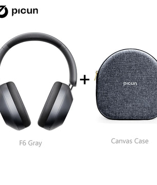 Picun F6 Wireless ANC Headphones – 120h Battery Life, 3D Spatial Audio, Hi-Res Certified with App Control & Dual Connection - Tech Mart