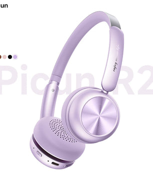 Picun R2 Wireless Bluetooth Headphones with Spatial Audio, 100H Battery, Foldable Design, Low Latency & App Control - Tech Mart