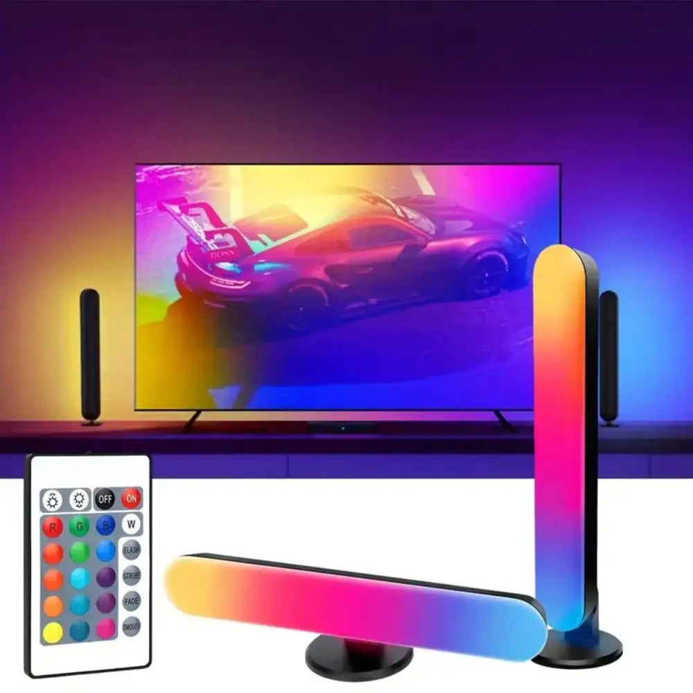 USB LED Light Bar RGB Color Changing TV Backlight Remote Symphony Atmosphere Light Strips Music Rhythm Ambient Pickup Lamp Decor - Tech Mart